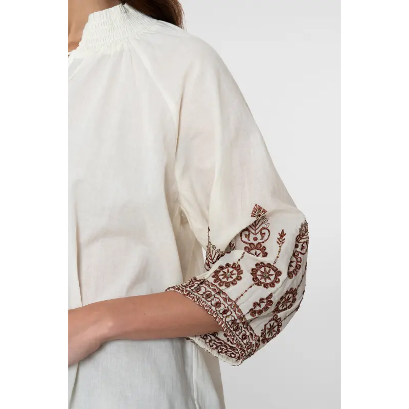 63434-262 Geisha Blouse 63434-26 10 Off-White