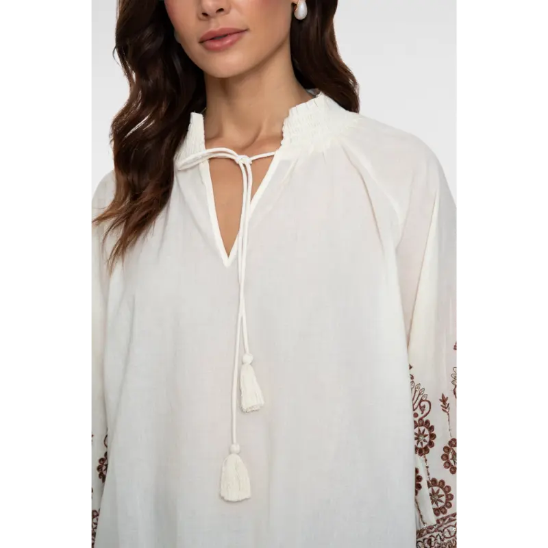 63434-266 Geisha Blouse 63434-26 10 Off-White