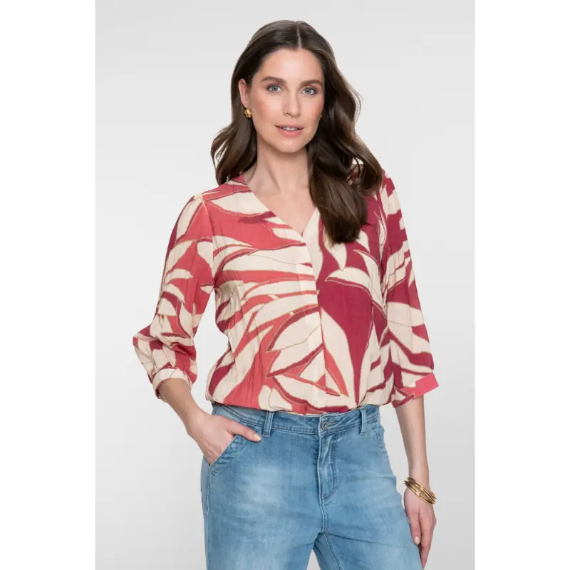 63443-20 Raspberry1 Geisha Blouse 63443-20 451 Multicolour
