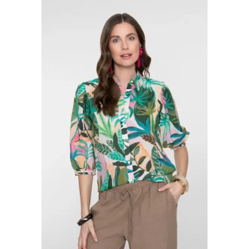 63450-20 Multicolour12 Geisha Blouse 63450-20 530 Multicolour