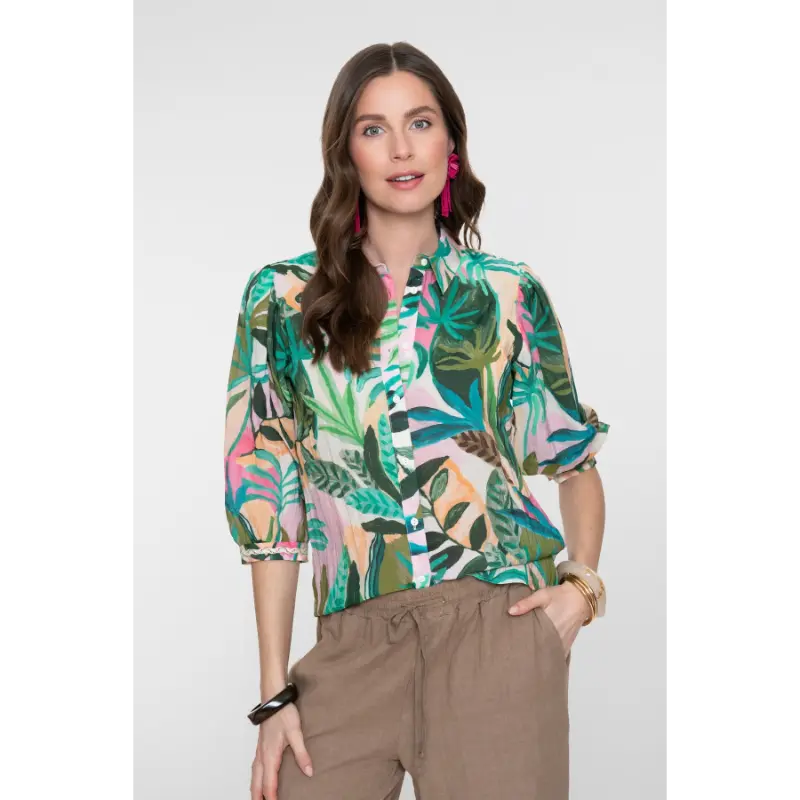 63450-20 Multicolour12 Geisha Blouse 63450-20 530 Multicolour