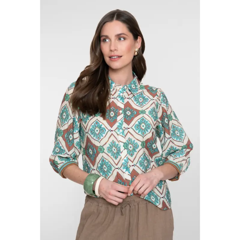 63453-207 Geisha Blouse 63453-20 602 Multicolour