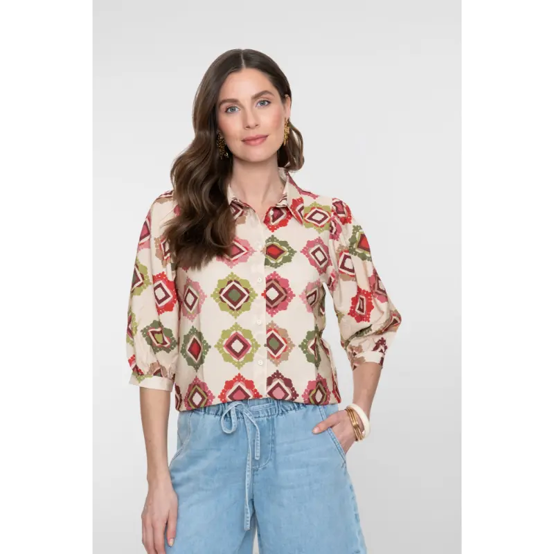 63480-201 Geisha Blouse 63480-20 718 Multicolour