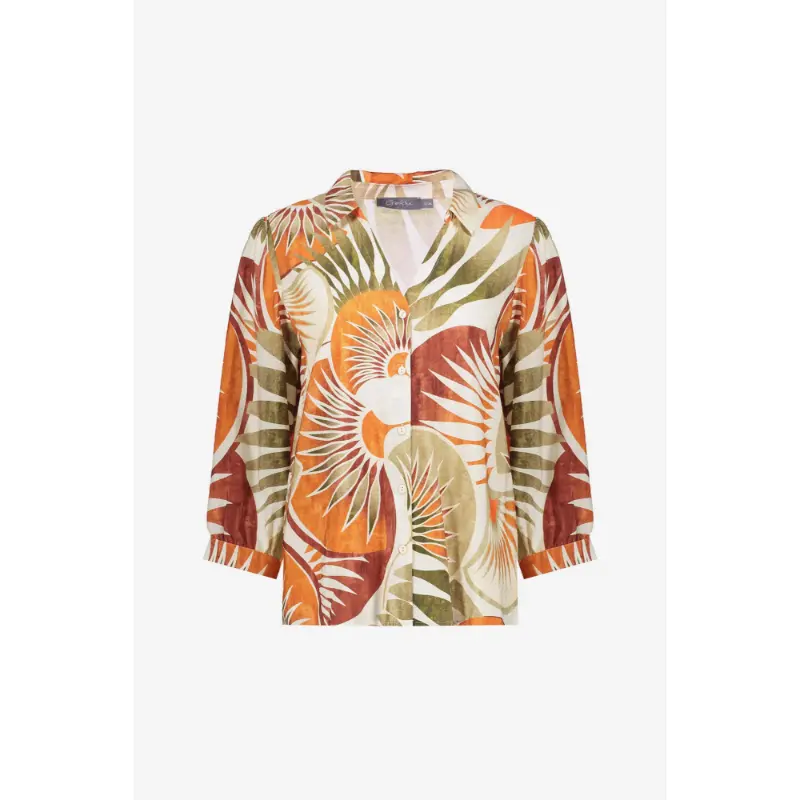63483-20 Orange3 Geisha Blouse 63483-20 250 Multicolour