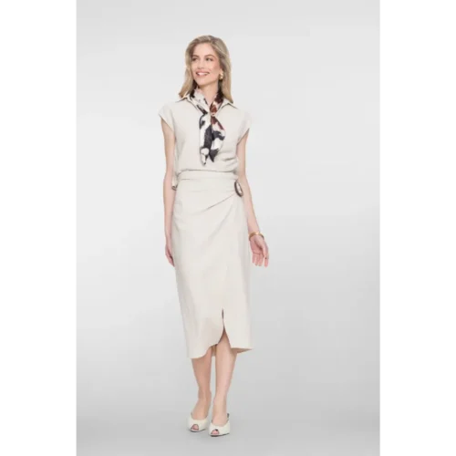 66300-10 Ecru09 Geisha Rok 66300-10 718 Ecru Linnen