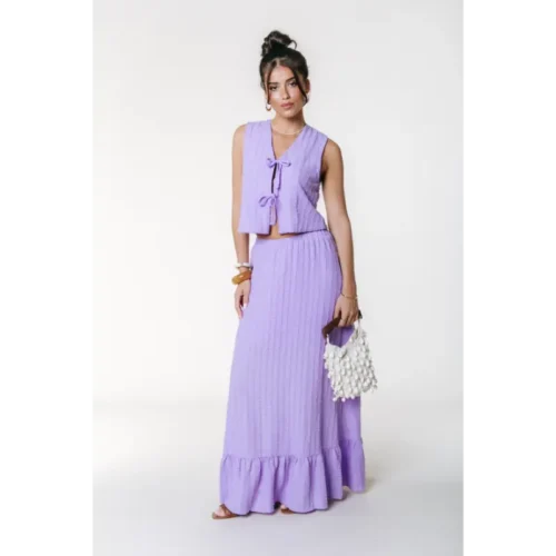 Colourful Rebel Gilet Ginger WT217781 683 Lavender