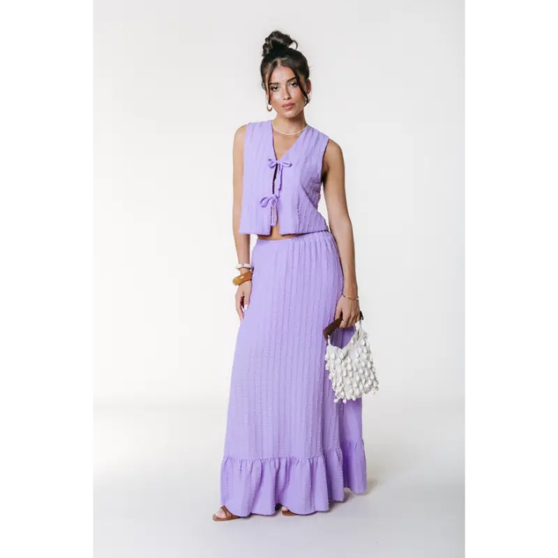 Colourful-Re_High-Summer-2026_683_WT217781 Colourful Rebel Gilet Ginger WT217781 683 Lavender