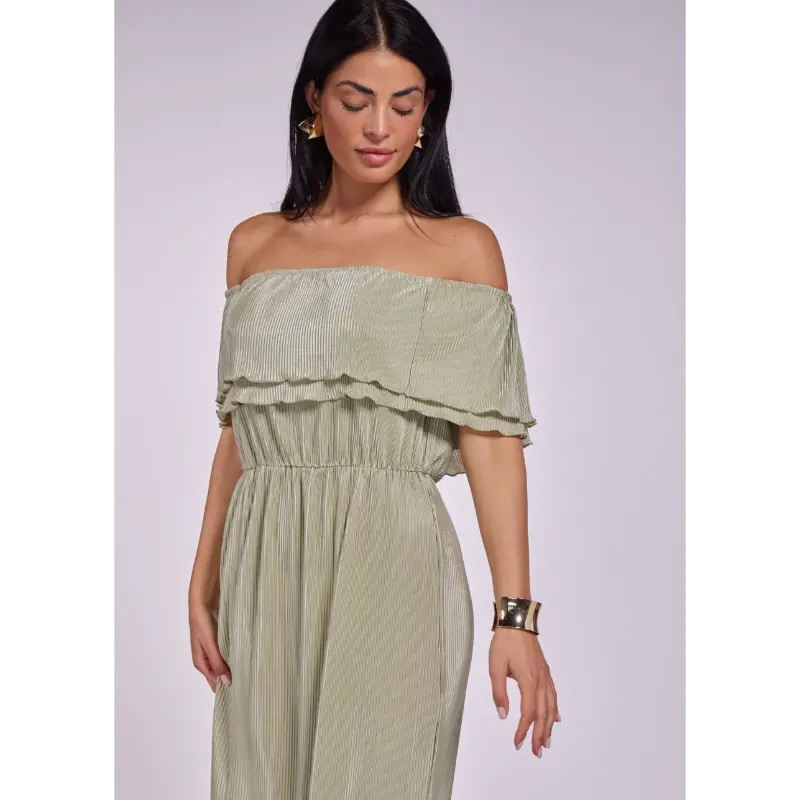 Freebird Jurk Bonne Sage Green4 Freebird Jurk Bonne 1477 Sage Green