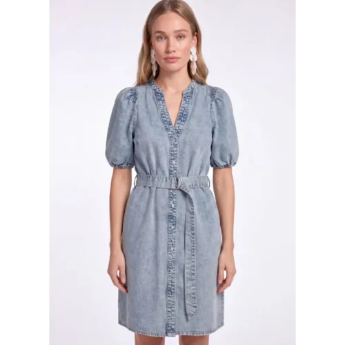 Freebird Jurk Dael Pearl Blue1 Freebird Jurk Dael 2258 Pearl Blue