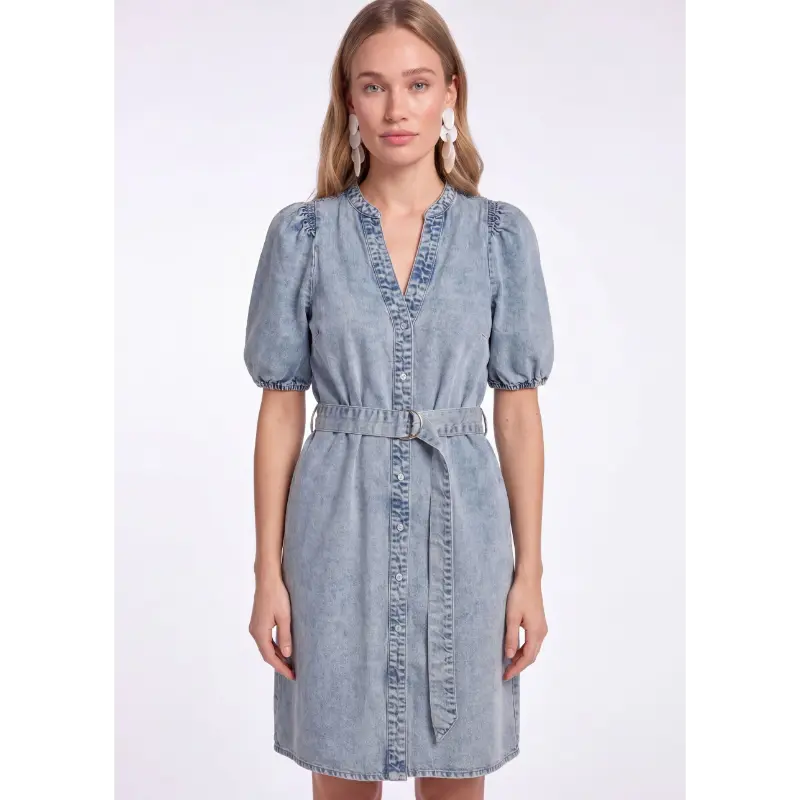 Freebird Jurk Dael Pearl Blue1 Freebird Jurk Dael 2258 Pearl Blue