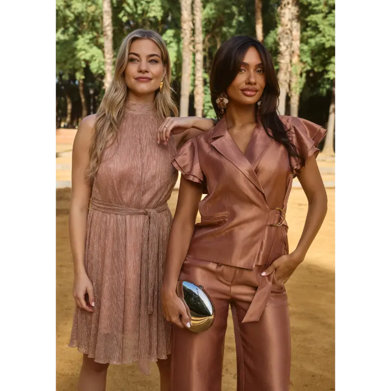 Freebird Jurk Divya Copper3 Freebird Jurk Divya 2265 Copper