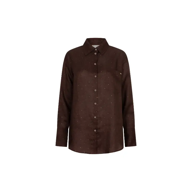 Giulia Blouse Chocolate5 Lola Club Blouse Giulia Chocolate