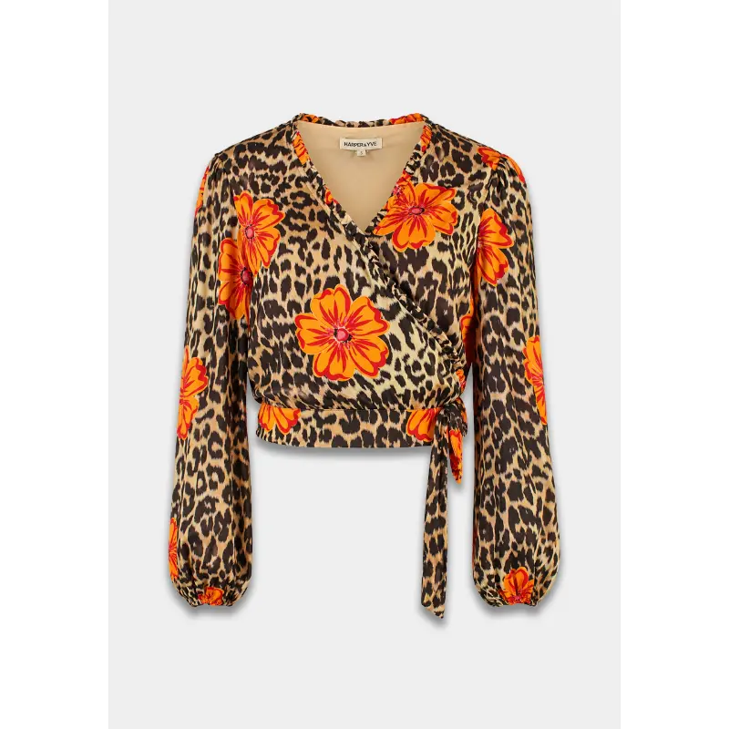 Harper-&-Yve_Summer-2026_1294_HS6P604 Harper&Yve Blouse Flora HS6p604 1294 Lexie Leopard