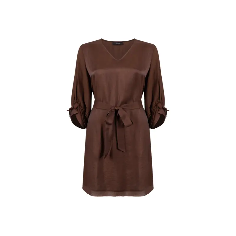 JANSEN-Amste_Zomer-26-drop-4_540_POLLY-SS26.4_2 Jansen Amsterdam Jurk Polly SS26.4 540 Bruin
