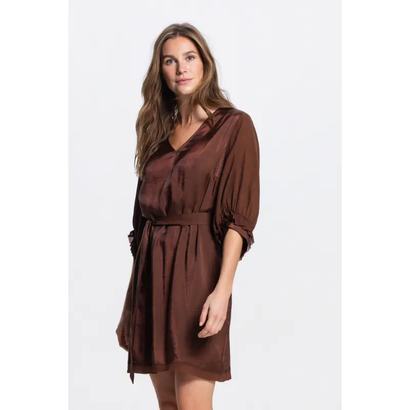 JANSEN-Amste_Zomer-26-drop-4_540_POLLY-SS26.4_3 Jansen Amsterdam Jurk Polly SS26.4 540 Bruin
