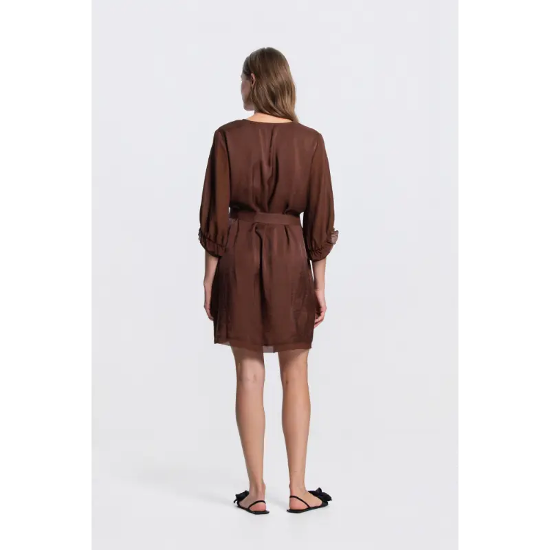 JANSEN-Amste_Zomer-26-drop-4_540_POLLY-SS26.4_4 Jansen Amsterdam Jurk Polly SS26.4 540 Bruin