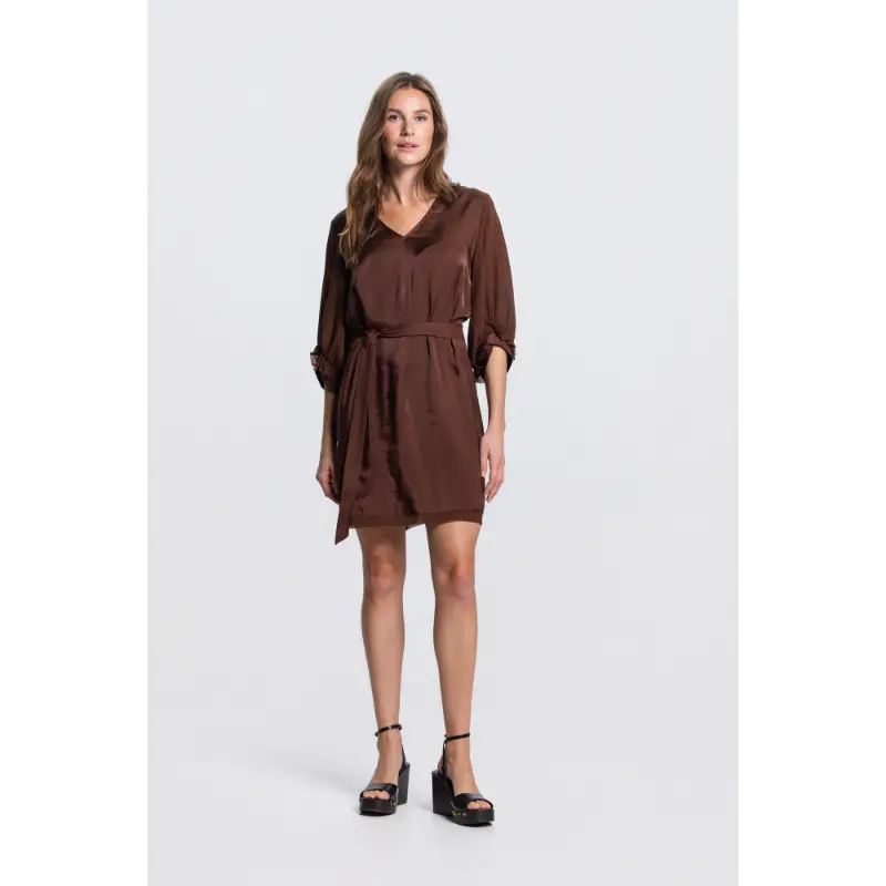JANSEN-Amste_Zomer-26-drop-4_540_POLLY-SS26.4_6 Jansen Amsterdam Jurk Polly SS26.4 540 Bruin