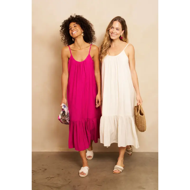 Lofty-Manner_spring_summer_2026_original_Dress Esmee RE21 Off White + Dress Esmee RE21.1 Purple Lofty Manner Jurk Esmee RE21.1 750 Purple