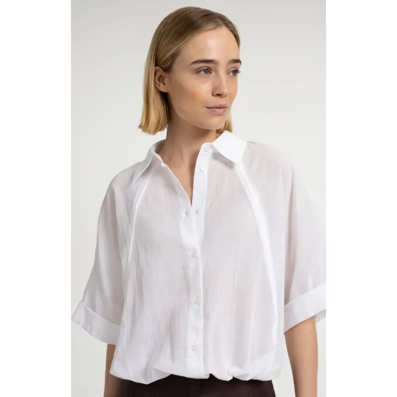 01-201222-606 White06 Yaya Blouse 01-201222-606 00000 Wit