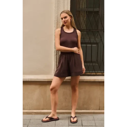 01-321038-606 Aubergine8 Yaya Short 01-321038-606 99074 Aubergine