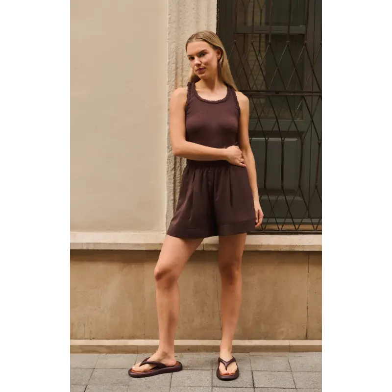 01-321038-606 Aubergine8 Yaya Short 01-321038-606 99074 Aubergine