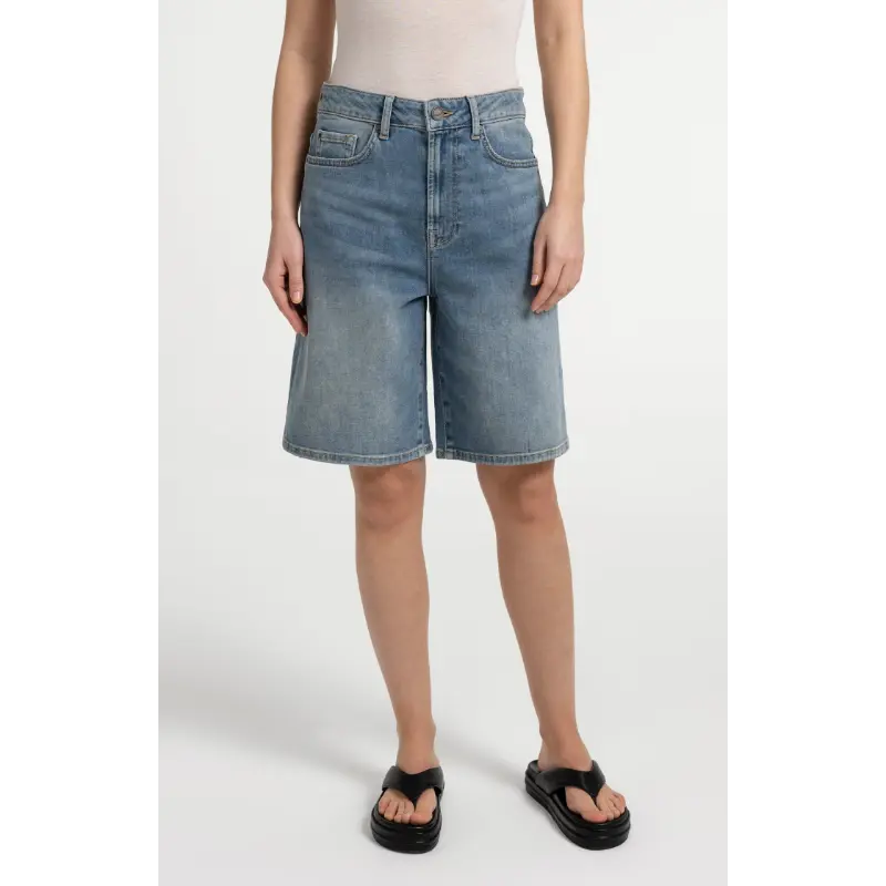01-321042-606 Mid Blue Denim02 Yaya Short 01-321042-606 99025 Mid Blue Denim
