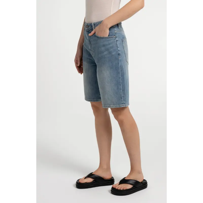 01-321042-606 Mid Blue Denim04 Yaya Short 01-321042-606 99025 Mid Blue Denim