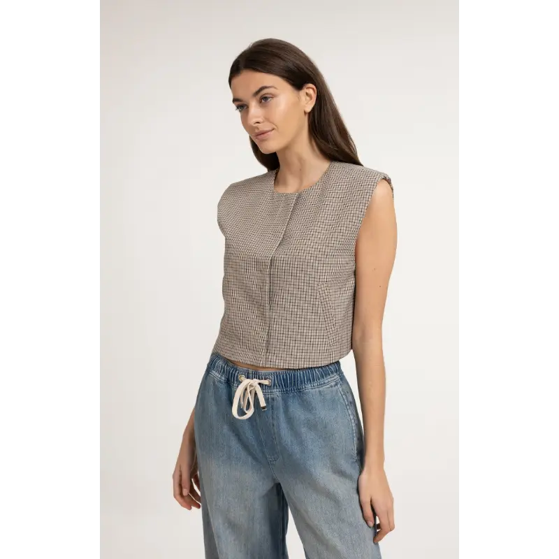 01-521008-6073 Yaya Gilet 01-521008-607 990791 Beige