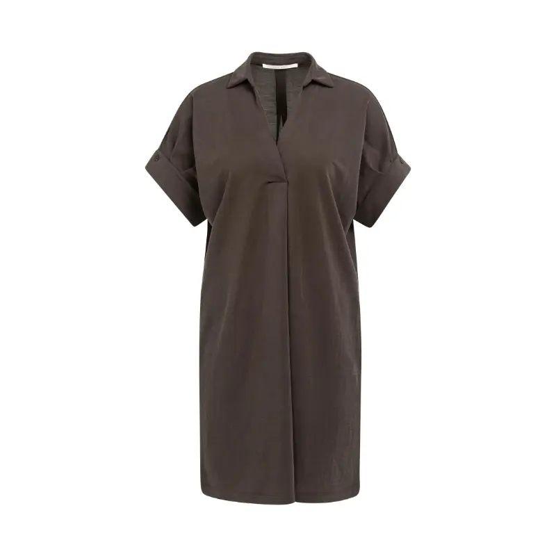 01-609204-606 Aubergine2 Yaya Jurk 01-609204-606 99074 Aubergine