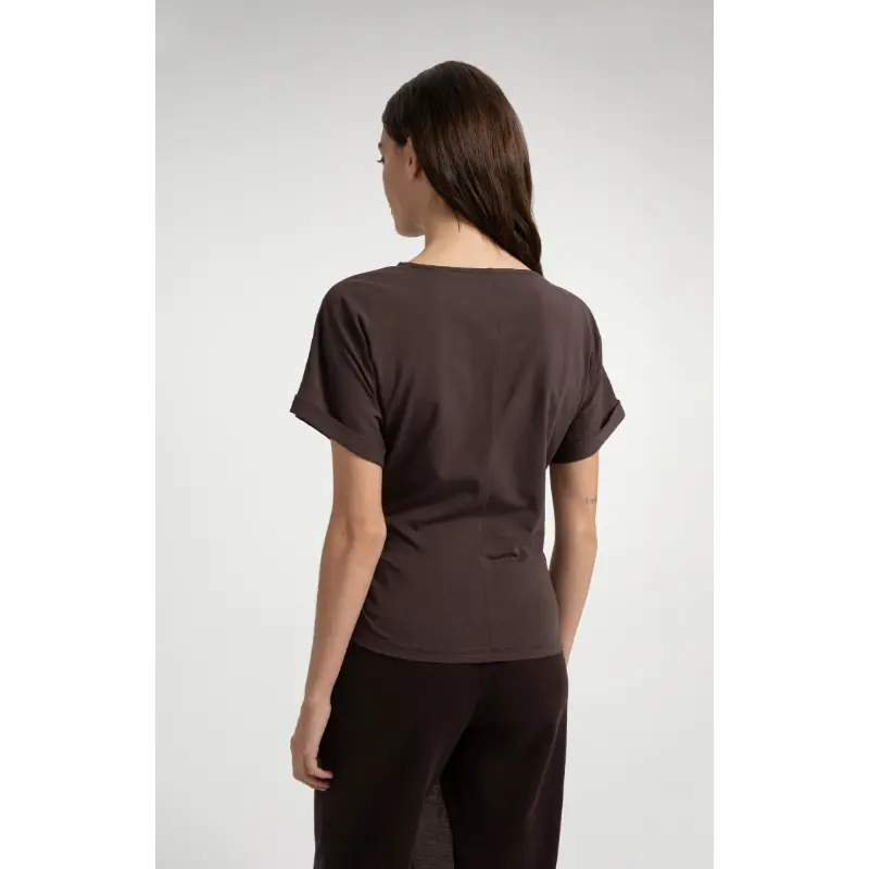 01-709093-606 Aubergine3 Yaya Top 01-709093-606 99074 Aubergine