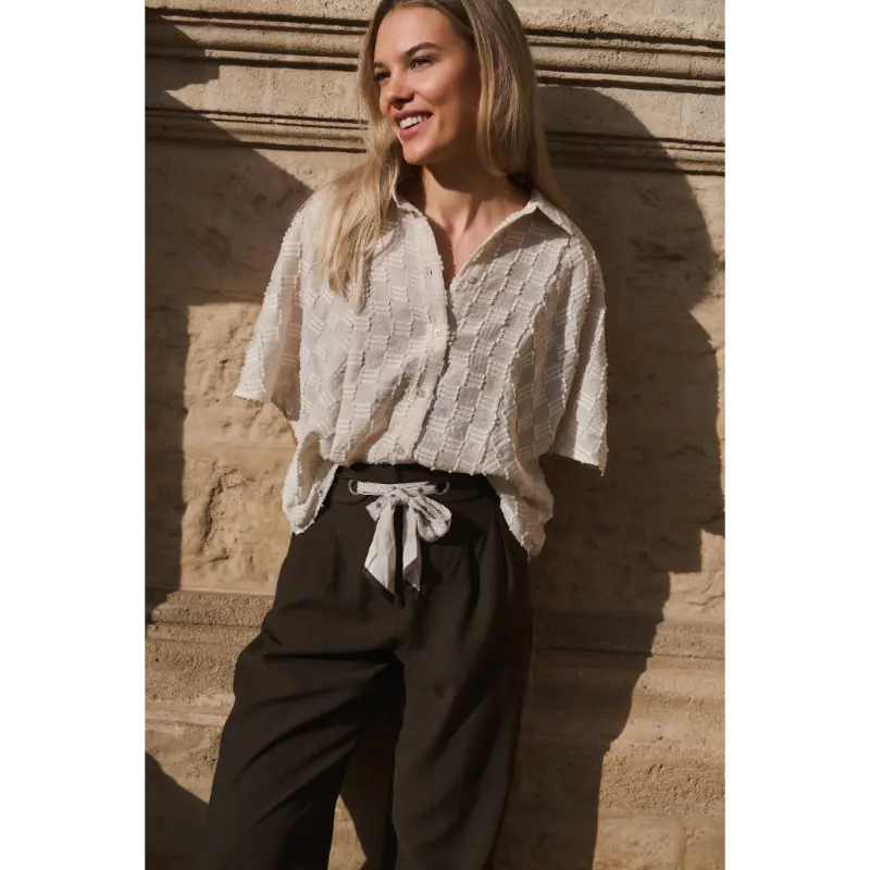 L_26W_01-201230-607_99079_01-301266-607_90840-017-84566 Yaya Blouse 01-201230-607 99079 Beige