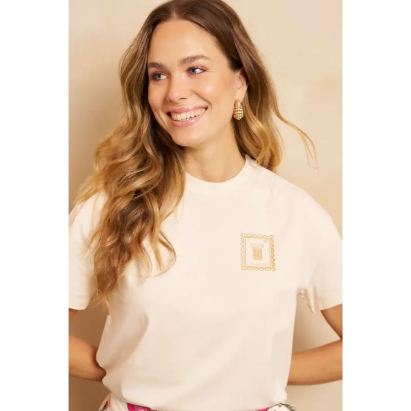 Lofty-Manner_High-Summer-1-2026_101_RE14_5 Lofty Manner T-Shirt Vicky RE14 101 Off-White