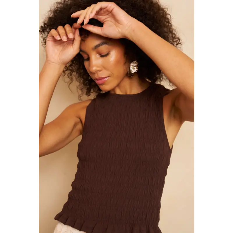 Lofty-Manner_High-Summer-2-2026_200_RF05.1_3 Lofty Manner Top Jacky RF05.1 200 Brown