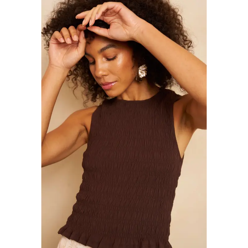 Lofty-Manner_spring_summer_2026_original_Top Jacky RF05.1 Brown + Short Chelsey RF36.2 Creme 2 Lofty Manner Short Chelsea RF36.2 193 Creme