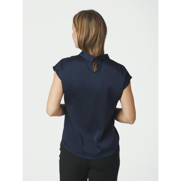 160990_141_3 Neo Noir Blouse 160990 Fleur Navy