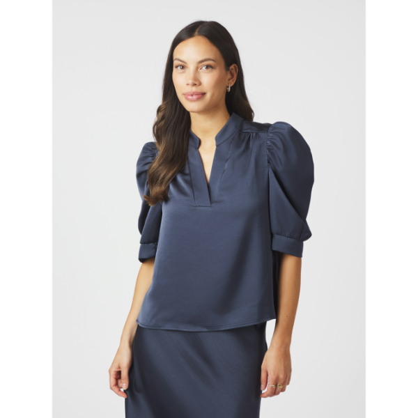 162590_678_2 Neo Noir Blouse Roella 162590 Midnight Blue
