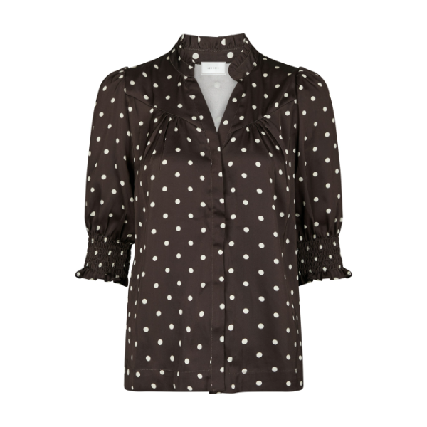 168484_676_0 Neo Noir Blouse Diana Dot 168484 D. Bruin