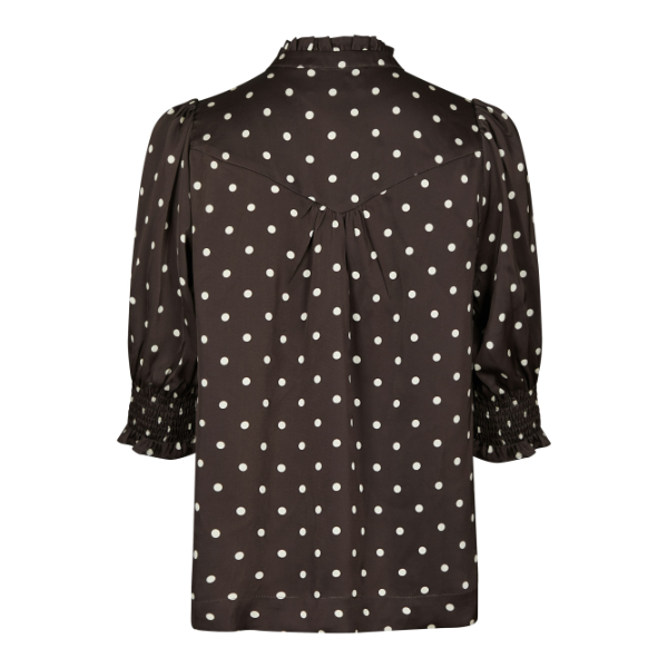 168484_676_1 Neo Noir Blouse Diana Dot 168484 D. Bruin