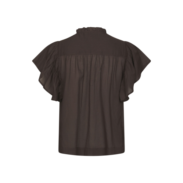169039_676_1 Neo Noir Blouse Vinsa 169039 Donker Bruin