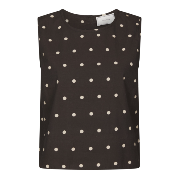 169334_676_0 Neo Noir Top 169334 Polly Dark brown Dot