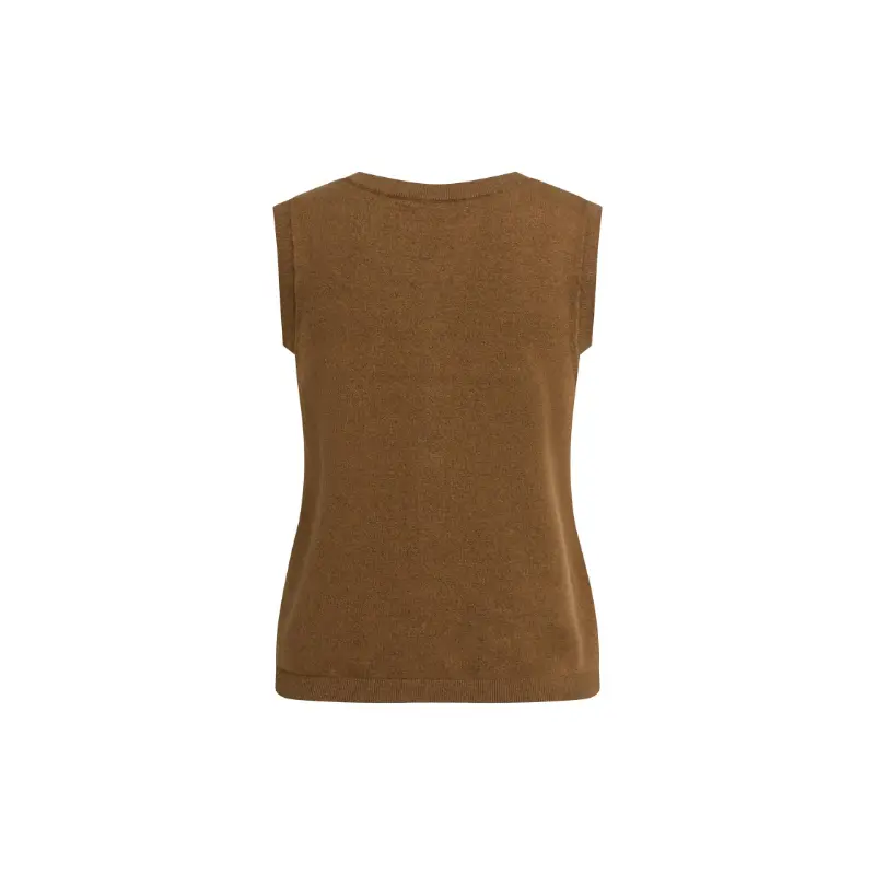 01-010170-608 Brown6 Yaya Gilet 01-010170-608 Bruin