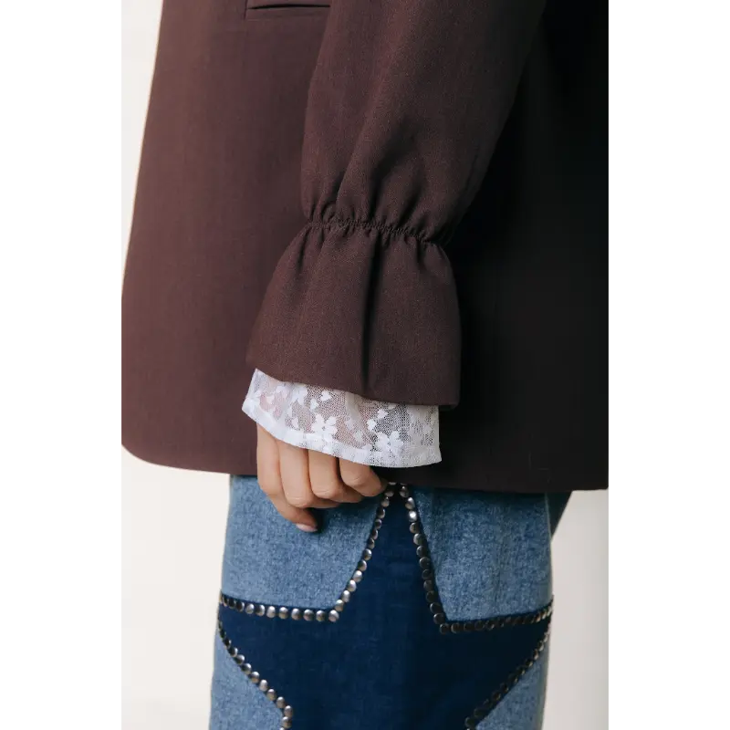 Colourful-Re_AutumnWinter-2026_750_WJ118015_2 Colourful Rebel Blazer Mimi WJ118015 750 Brown