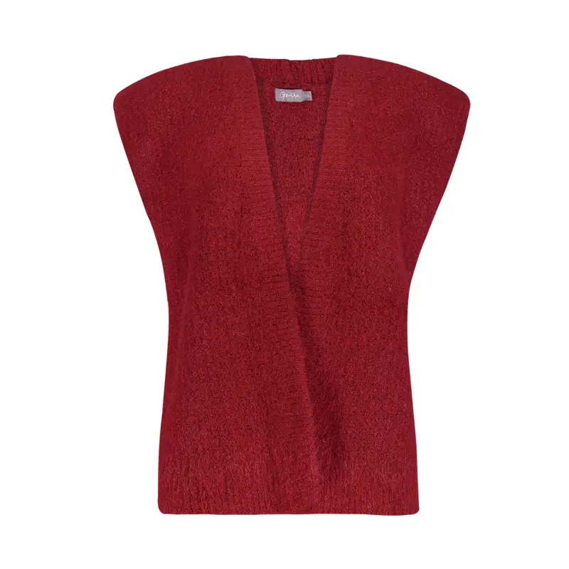 Geisha-Fashi_2026-Winter-1_460_64534-29_2 Geisha Gilet 64534-29 460 Oxblood Red