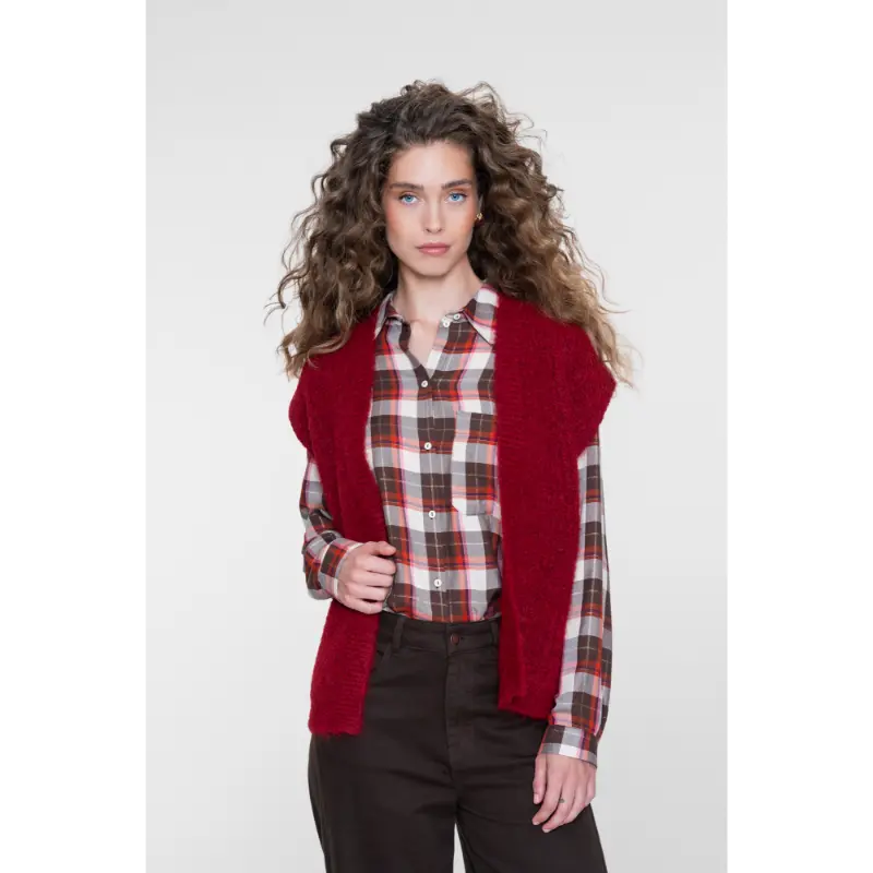 Geisha-Fashi_2026-Winter-1_460_64534-29_6 Geisha Gilet 64534-29 460 Oxblood Red