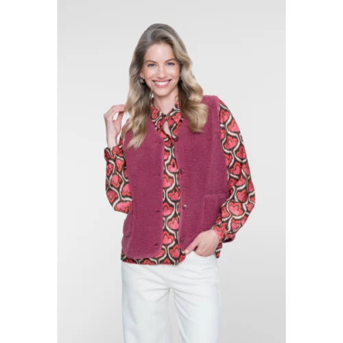 Geisha Gilet 65564-19 Rosebud