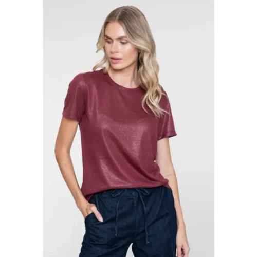 Geisha T-Shirt 62561-41 480 Burgundy