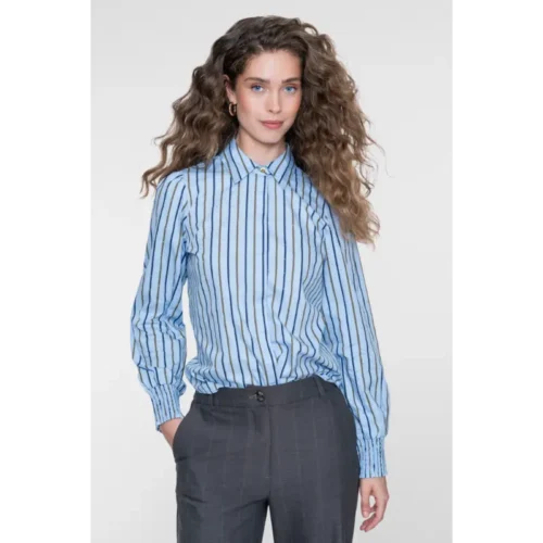 Geisha Blouse 63566-21 600 Light Blue