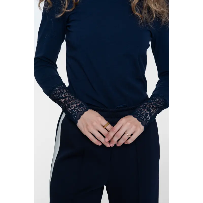 Geisha-Fashi_2026-Winter-1_675_62600-26_3 Geisha T-Shirt 62600-26 675 Navy