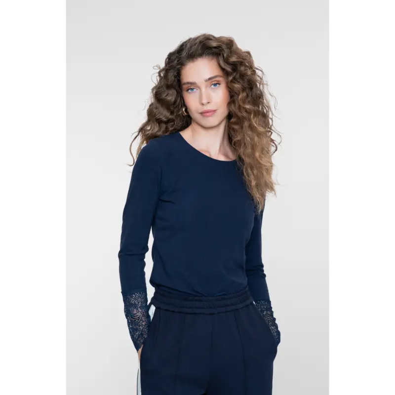 Geisha-Fashi_2026-Winter-1_675_62600-26_6 Geisha T-Shirt 62600-26 675 Navy