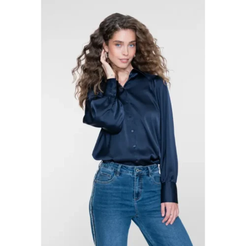 Geisha Blouse 63565-21 675 Navy